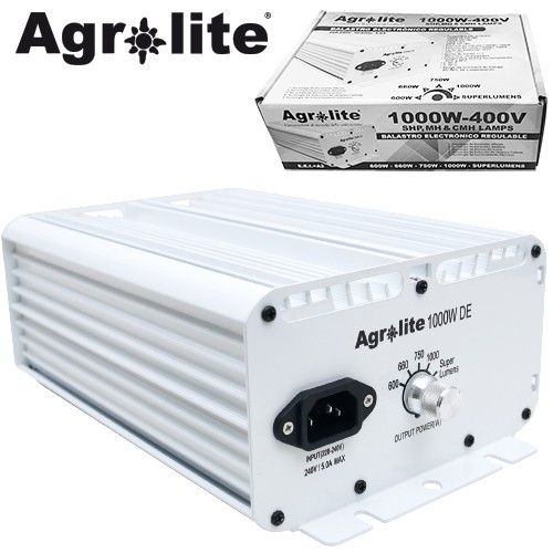 Balastro Elect Agrolite 1000W 400V Dim