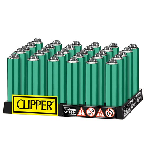 Mechero Clipper Electric Green CP22R 30u