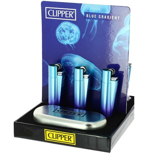 Mechero Clipper Blue Gradient CMP11R 12u