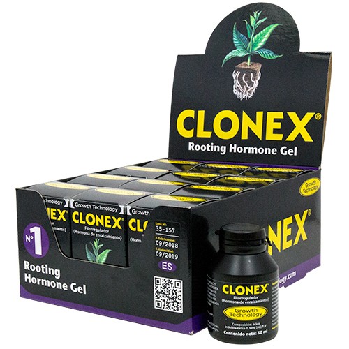 Clonex 50cc expositor 12u Growth T
