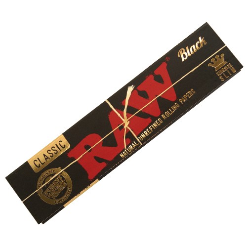Papel Raw Black King Size Slim 50u/c