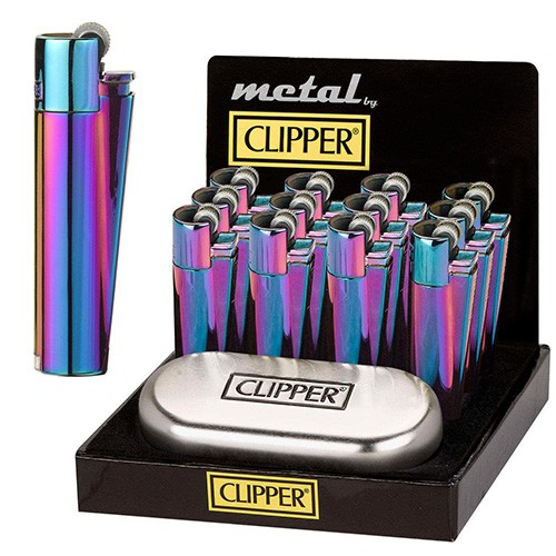 Mechero Clipper Icy Colours CMP11R 12uds