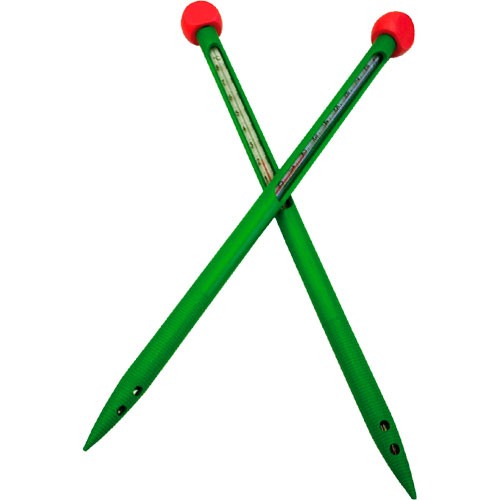Termómetro Suelo Plastico Rojo/Verde