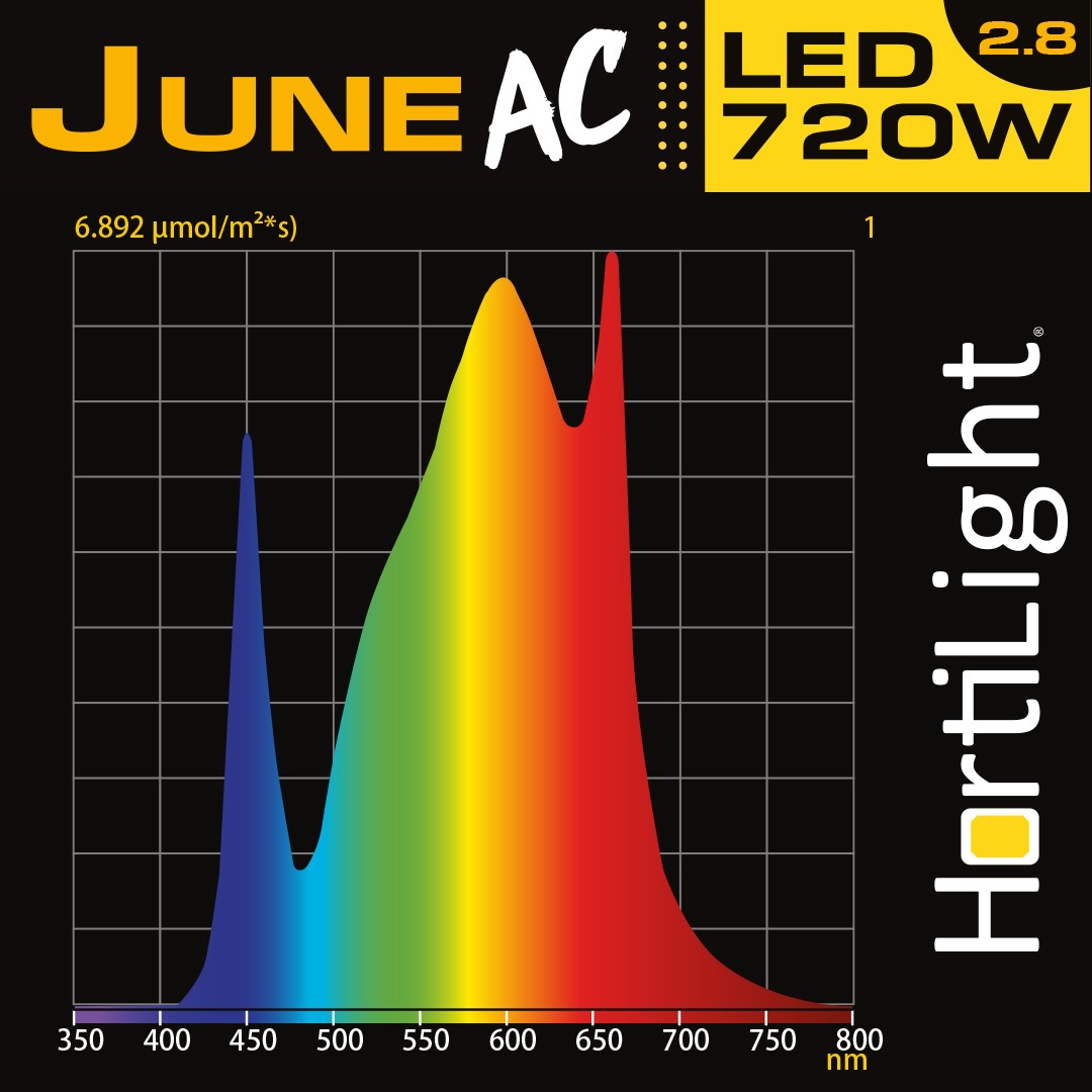 June AC LED Six Bar 720 Hortilight